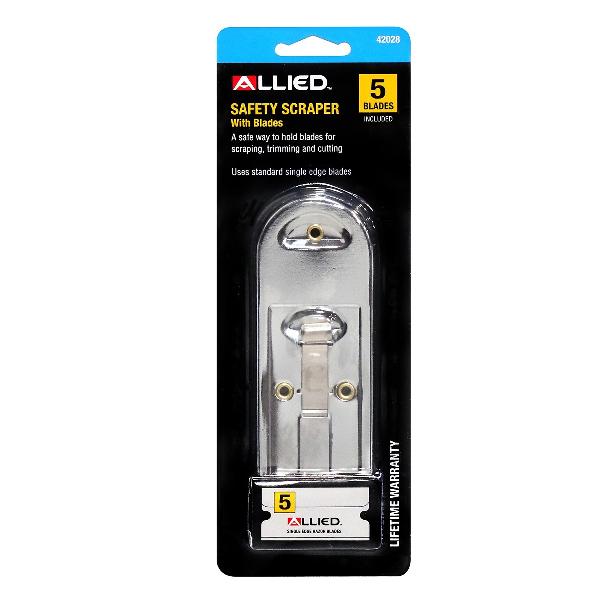 Allied International Safety Scraper with Blades, Model# 42028
